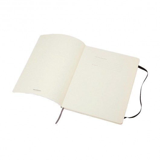 Moleskine X-Large Classic Soft Cover Notebook - Ruled Front